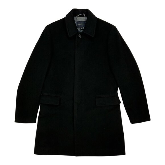 Banana Republic Wool Car Coat M Black